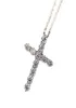Fabriqué 100% 925 STERLING Silver Pendant Diamond CZ Engagement Pendentif Colliers pour femmes bijoux de fête de mariée6525603