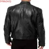 DYB ZACQ Frühling Herbst Echtes Leder Jacke Männer Streetweaar Schaffell Mantel Mann Moto Biker Vintage Leder Jacken S-5XL 231228