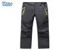 Pantaloni da sci trvlwego escursioni da campeggio sport inverno ragazzo notturno bagliore impermeabile pantaloni nevi spessi soft guscio bambini9728723