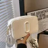 Women Man snapshot camera Bag Designer bag luxurys handbag baguette Cross body Leather Shoulder bags black white travel cool clutch tote hand bag