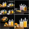 Otros Drinkware Drinkware 200-500 ml Stand-Up Plástico Bebida Bolsa de embalaje Bolsa de boquilla para bebidas Jugo líquido Leche Café Gota Delive DHR8E