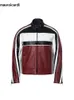 Mauroicardi Spring Autumn Patchwork Soft Pu Leather Jacket Men lem up ust ugpany us learway runway oreor oreas