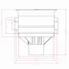 FMS 90mm Pro 12-Leaf 8s التناوب الداخلي المحرك المعدني بدون فرش من طراز الطائرات / طائرة الجناح الثابت / RC بدون طيار