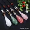 Pendant Necklaces Ethnic Vintage Magnolia Maple Dragon J Ade Mala Beads Chain Accessories Brave Troops Pixiu Initial Good Luck Nec271a