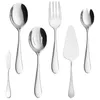 Set di stoviglie Set di stoviglie forchetta e cucchiaio posate portatili posate occidentali da cucina inossidabile in acciaio inossidabile.