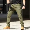 Военные тактические брюки-карго, рабочие брюки сафари, водонепроницаемые брюки с несколькими карманами для походов, уличные мужские комбинезоны, свободные 231228