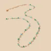 Chokers Bohemian Green Beads Collier Choker For Women Charm Party Crystal Clavicule Bijoux Femme Gift1238E