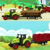 Crianças inércia engenharia agrícola veículo brinquedos fazenda beliche carro arroz caminhão construção presente para meninos aniversário 231228