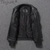 Top Short Layer Cowhide Jackets Man Fall Slim Genuine Leather Motorcycle Jacket Men Clothing S-6XL Trendy Special Offer 231228