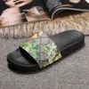 Designer slides slippers summer sandal beach slide flat platform home fashion shoes Men Women flip flops striped tiger Bee Causal Slipper