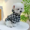 Hondenkleding Herfst en winter Dierenkleding Mode Trenchcoat Klein Middelgroot Zwart Wit Hoodie Chihuahua Yorkshire Poedel