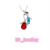 Nowa marka mody kolor kolorowy Diamond Double F list z mosiężnym materiałem Osobowość Kolczyki Kobiety Projektowanie przyjęcia weselnego Jewe292e