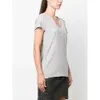 24SS Nouveau Zadig Voltaire Femmes Designer Pull T-shirt Casual Style Classique Lettre Rock Hot Diamond Coton T-shirts à col en U Gris Slim Fit T-shirt à manches courtes Polos Tops zv