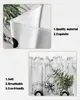 Curtain Christmas White Truck Pine Tree Short Living Room Kitchen Door Partition Home Decor Resturant Entrance Drapes