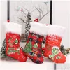 Dekoracje świąteczne p świąteczne pończochy Tree wisi Wesołych dekoracji Candy Prezenta