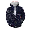 Herren Hoodies Jumeast Männer Frauen Sweatshirts Sternenhimmel Stars Mond übergroße Mantel Harajuku Casual Jacket Pullover Fashion Spring Reißverschluss