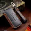 Bilnyckel Trekking Poles For New Leather Car Key Case Cover FOB Protector för Chery Tiggo 8 Arrizo 5 Pro GX 5X EQ7 EXEED 400T TXL KeyChain Holderl2031228