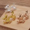 Hair Clips 10 PCS 45 25 MM Chinese Dragon Tiaras Ancient Hairwear Bridal Headwear DIY Jewelry Accessories