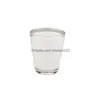 Sublimazione 1.5 Oz 3 Oz S Vetro Linea Oro Bianco Bicchieri da vino Vuoti Calore Trasferimento Termico Bere Tazza Fai da te Personalizzato Glassato Liquore Trasparente Dhk80