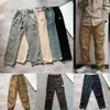 Carhart Designer Mens Pants Street Loose Jogger Women Straight Work Vintage Tactical Big Pocket Overalls Trousers Cargo Harajuku Hip Hop Print jeans Carharttlys
