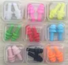 Silicone Earplugs Bathroom Swimmers Soft and Flexible Ear Plugs for shower travelling sleeping reduce noise Ear plug multi colors