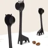Кофейные ложки, ложка в форме жирафа, мерная ложка для кофейных зерен, чайная ложка, десертная закуска, кухонные аксессуары, посуда, инструмент