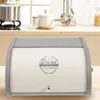 Plates Clamshell Bread Box Bin For Countertop Case Wooden Door Tin Holder Kitchen Galvanized Iron Corner