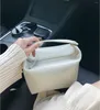 Waist Bags To Te Me Women Hand Bag Square Shape Small Size Button Lock Zipper Luxury Leather High Quality 2023