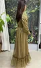 Ethnic Clothing Scardigan Muzułmanin Bliski Wschód Arabski Szyfonowy Długie ubiór szacie femme Musulman dla Arabii Wschodniej