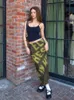 Skirts Fashion Style Double-Layer Mesh Stitching Drawstring Skirt Women's 2023 Letter Print Slim Fit Slimming Overknee Long Dress