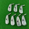 Новые гольф Irons Ichiro Honma Hollow Silver Blue Golf Irons Golden 7pcs 456789psteel или Graphite гольф -клубы