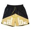 Дизайнерские мужские женские шорты RH ограниченного размера, летние шорты для плавания до колена в стиле хип-хоп, спортивные тренировочные пляжные брюки, мужские эластичные пояса