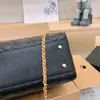 Lüks Fransız Marka Tasarımcı Kadın Tote Çantalar Yüksek Kaliteli Moda Büyük Kapasite Orta Çağ Omuz Çantası Omuz Deri Klasik Elmas Kafes Kafesi Crossbody Bag