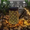 Outdoor Solar Watering Can with Lights Garden Decor Large Powered Lanterns Hanging Waterproof LED Decorative Retro Metal 231227