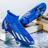 Sapatos de futebol homens respirável treinamento interno futsal longos picos ultraleve antiderrapante esporte ao ar livre chuteiras grama atacado 231228