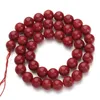 1Strand lot Round Red Coral Beads Natural Stone Fashion Jewelry Beads for Jewelry Making Diy Bracelet Necklace Loose Beads233j