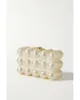 Borse a scatola Pochette in avorio Borse di design da sposa in acrilico di qualità alta bolla per le donne in festa Borsa da sera di lusso 231227