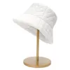 Basker Flat Top Fisherman Hat Stylish Women's With Wide Brim Soft Square Mönster Sunshade för höstvinter damer