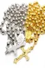 Pendentif Colliers Pendentifs Bijoux Livraison Directe 2021 6Mm Cristal Collier De Perles Dorées Chapelet Creux 1 Bsrj06399525