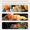 Dinnerware Sets 2pcs Sushi Sushi Plate Melamina Bandeja de armazenamento requintado para o restaurante El Home El