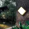 Vägglampa utomhusbelysning modern ljus led villa trädgård gräsmatta yttre vattentäta fixturbostadslampor