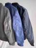 Chaquetas para hombre Abrigo para hombre Abrigo de diseñador Abrigo impermeable Abrigo grueso de otoño Chaqueta funcional con cuello levantado para hombre Brazos bordados Escudo con insignia Talla europea y americana MX