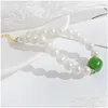 Schmuck Süßwasser Perle Perlen Armband Einfache Französisch Kerea Kupfer Perlen Armbänder Für Frauen Einstellbare Armreif Drop Lieferung Baby, Kind Dhd4I