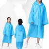 Imperméables pour garçons filles enfant en bas âge Poncho voyage enfant imperméable portable camping extérieur réutilisable imperméable EVA avec capuche pliable randonnée