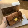 Sıcak yeni lüksler klasik şık ve çok yönlü mini baskı retro tarzı messenger çanta omuz çantası tasarımcıları kadın aksiller torba deri crossbody çanta cüzdan