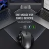 SeenDa Trackball Mouse Bluetooth24G Dual Mode Ricaricabile Wireless per PC Mac Computer Laptop Tablet Gamer Mause 231228