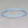 MG0041 Whole 4 mm Mini Gemstone Bracelet Natural Blue Jade Bracelet for Women Handmade Yoga Mala Beads Jewelry288J