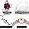 Poedagar Luxury Woman Wristwatch Elegant Waterproof Stainless Steel Watch for Ladies Dress Diamond Quartz Women's Watches Reloj 231228