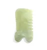 Natural Jade Stone Guasha Gua Sha Massage Hand Back Ben Body Arm Board Comb Forme Healthy Beauty Relaxation Cure Massager TOOL268A9960426
