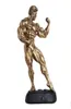New Male Bodybuilder Resin Painted Statue Men Sexy Fitness Gym Figure Muscle Bodybuilding 9232472